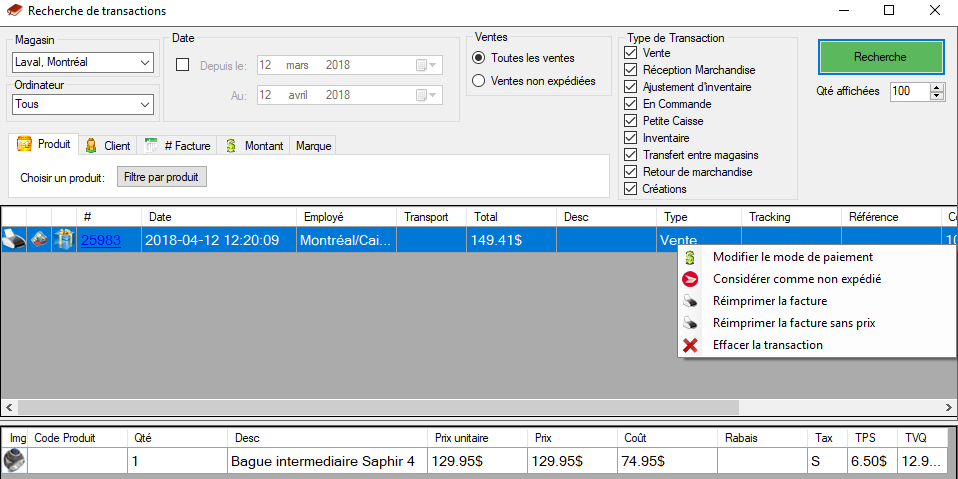 Modifier le mode de paiement